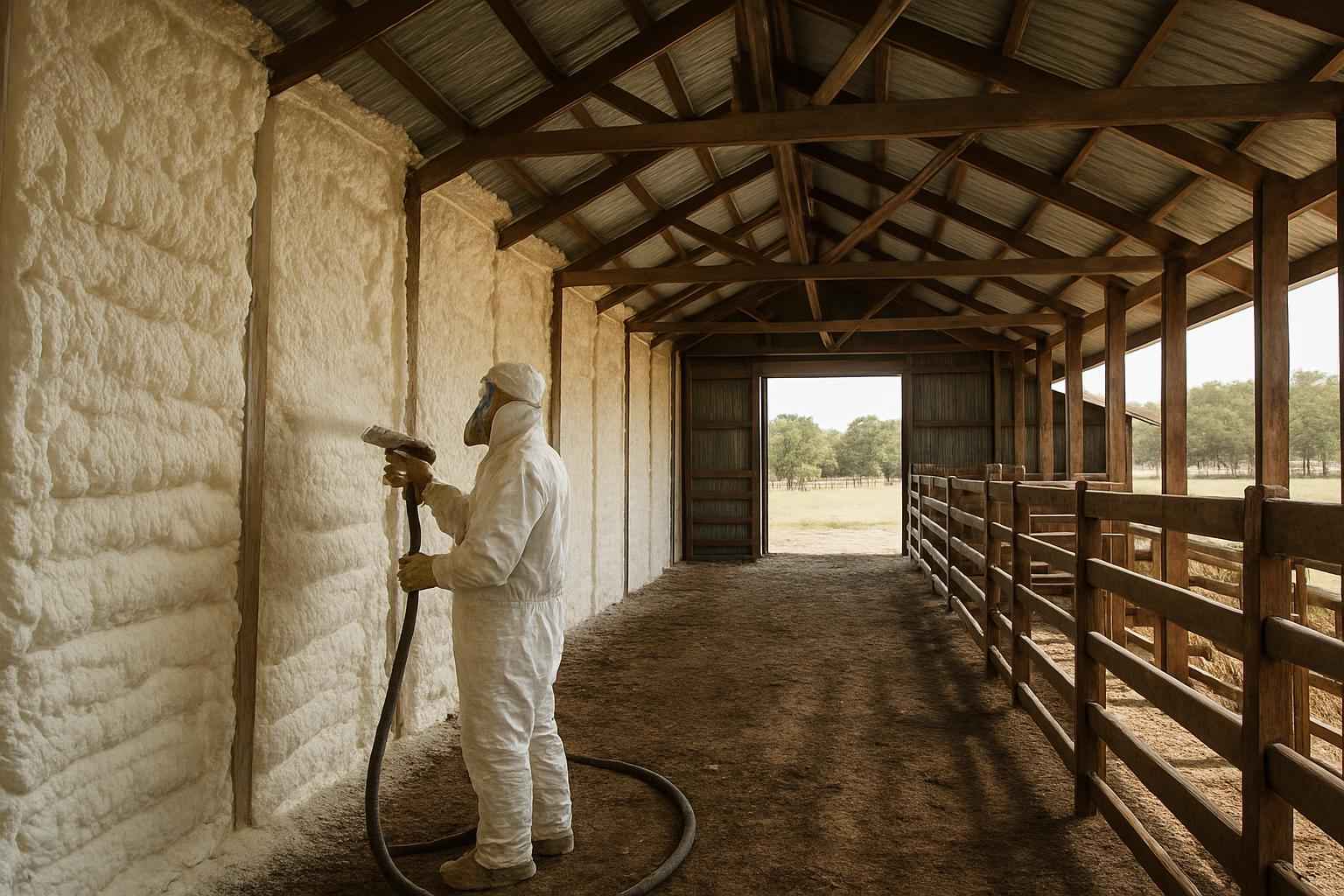 Livestock Barn Insulation Service in Kendalia TX