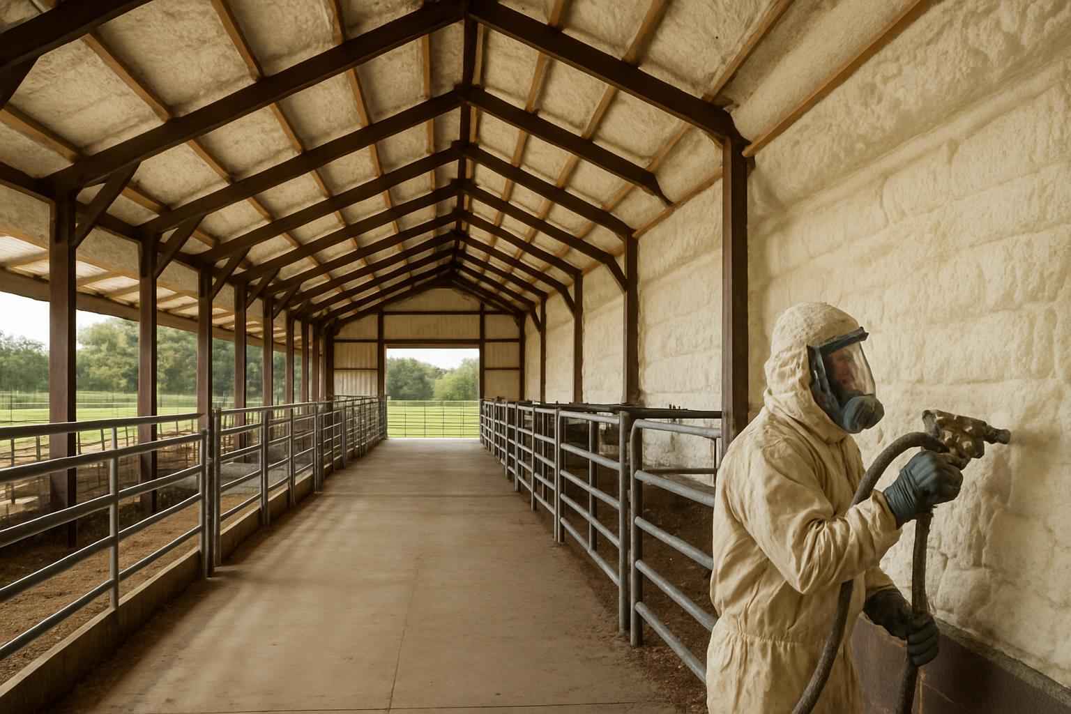 Livestock Barn Insulation Service in Round Mountain TX