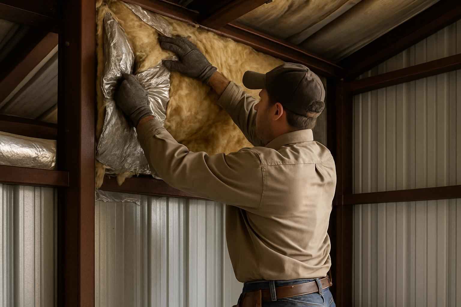 Metal Building Insulation Repair in Boerne TX