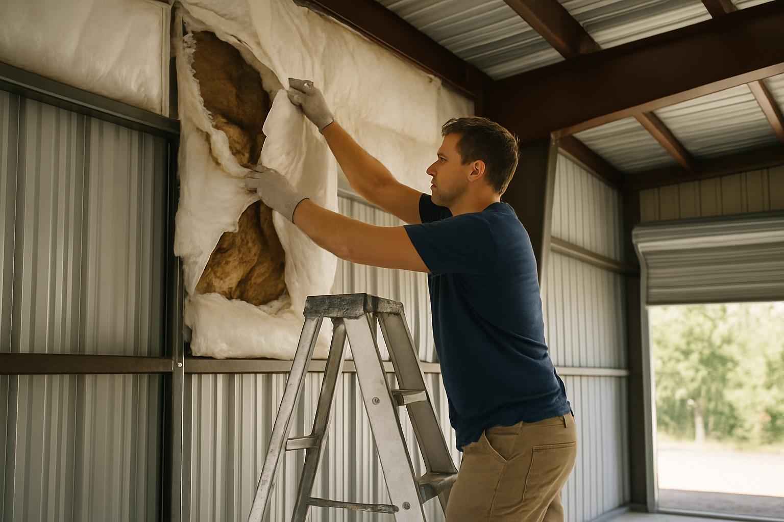 Metal Building Insulation Repair in Granite Shoals TX