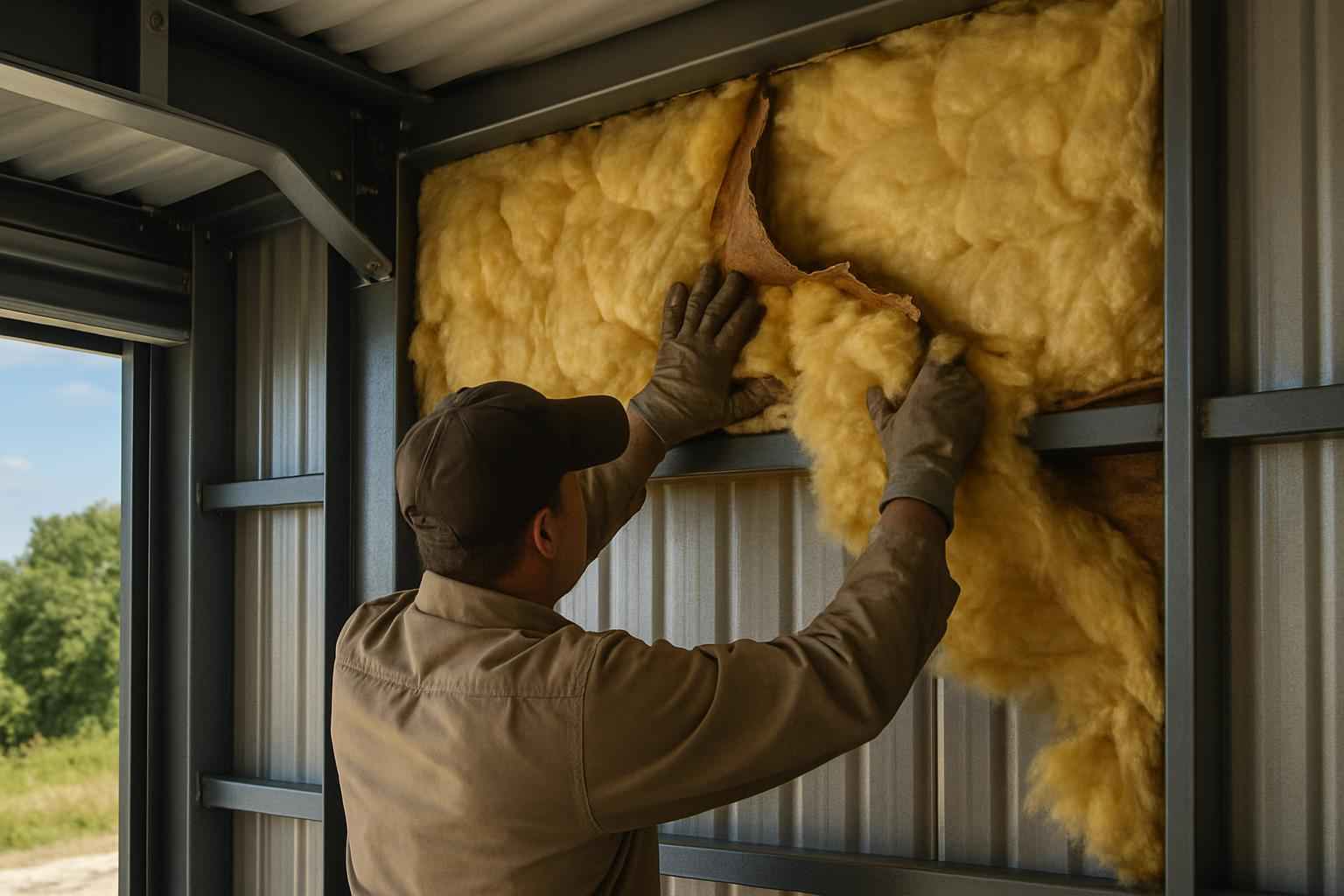 Metal Building Insulation Repair in Kingsland TX