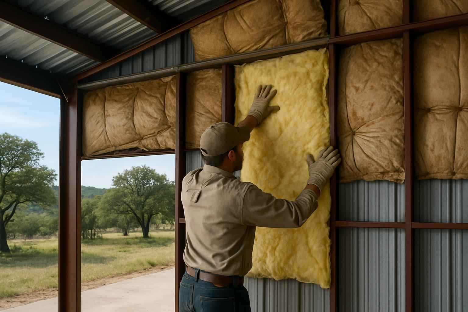 Metal Building Insulation Repair in Mountain Home TX