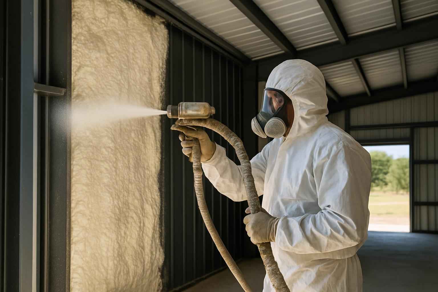 Metal Building Insulation Service in Hunt TX