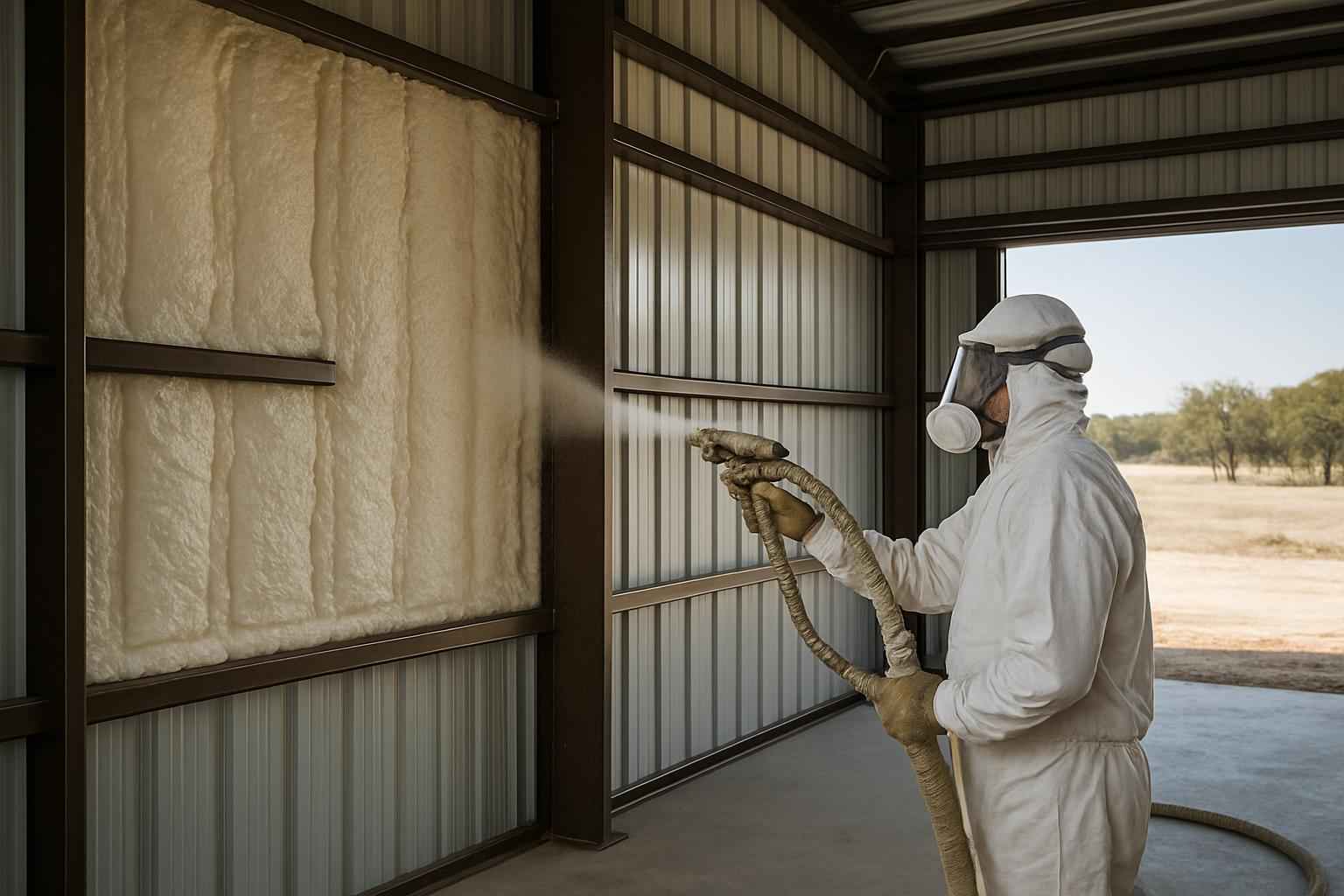 Metal Building Insulation Service in Llano TX