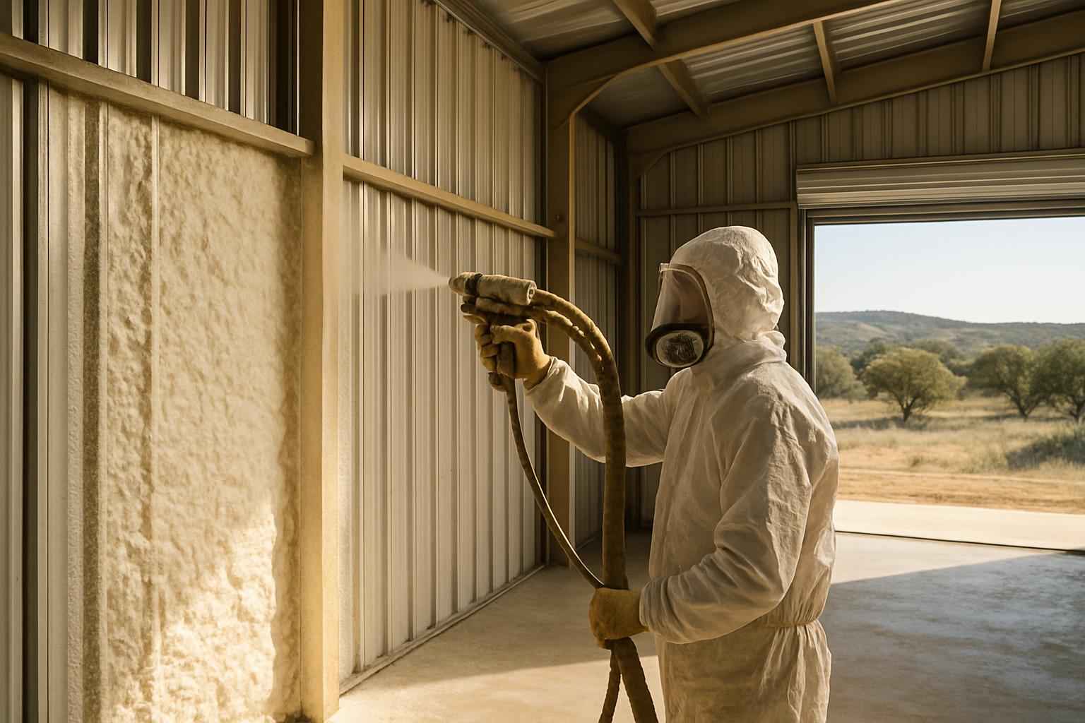 Metal Building Insulation Service in Round Mountain TX