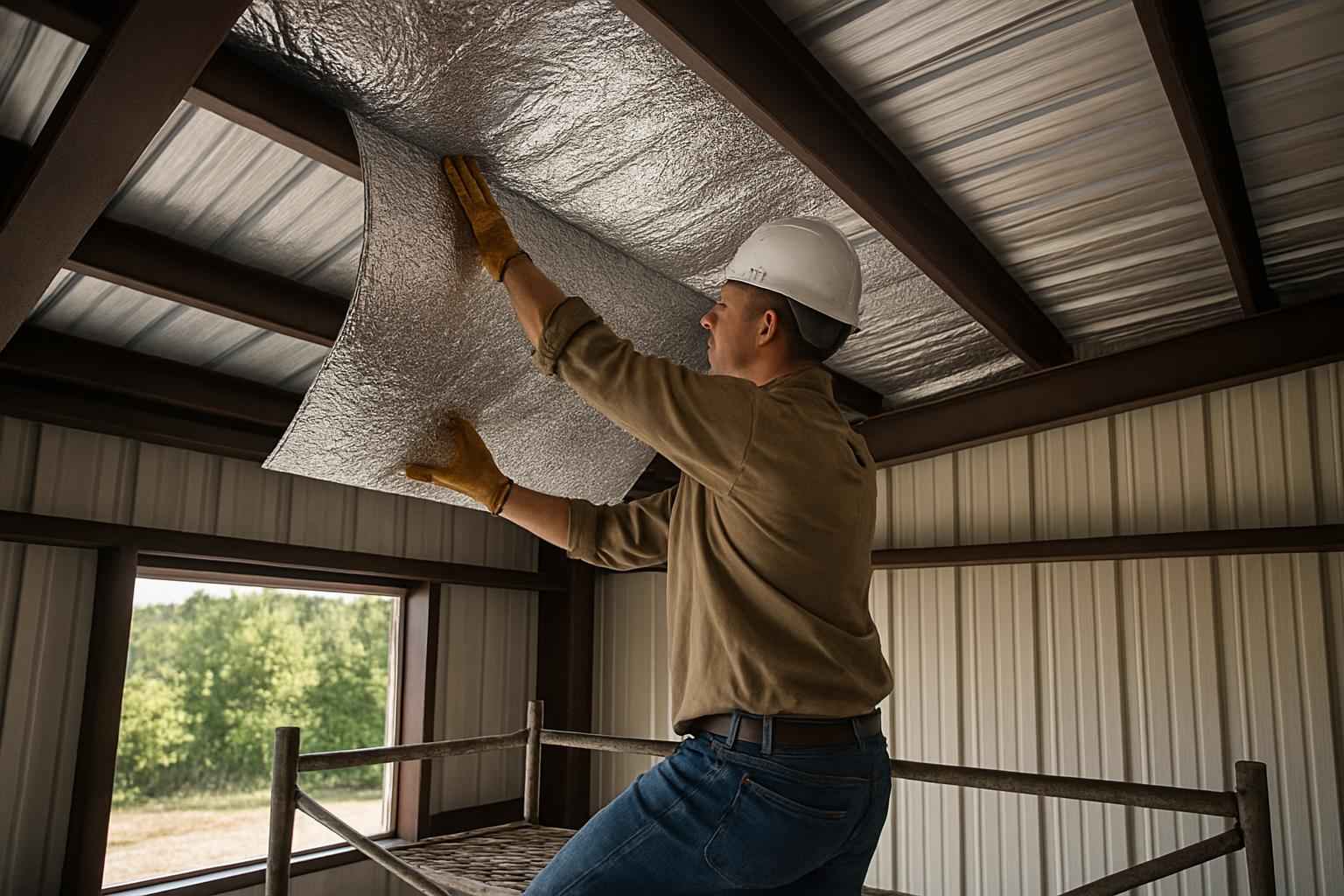 Metal Building Retrofit Insulation in Boerne TX