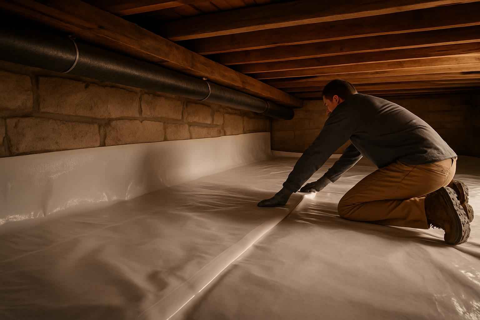 Moisture Control Vapor Barrier Service in Hunt TX