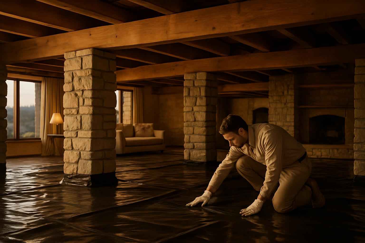 Moisture Control Vapor Barrier Service in Round Mountain TX