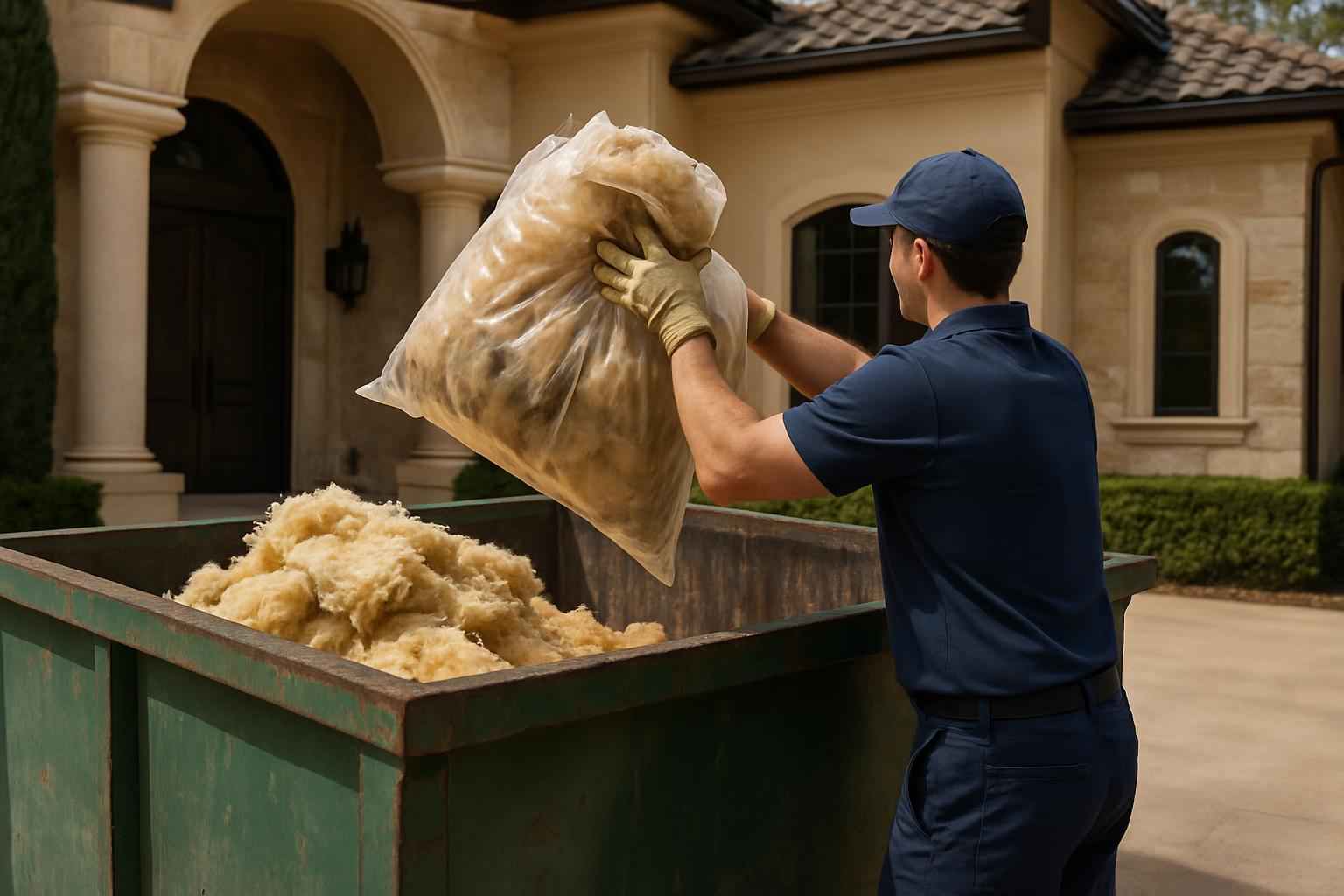 Old Insulation Disposal Service in Kingsland TX