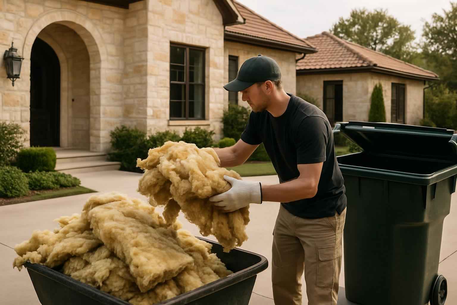 Old Insulation Disposal Service in Round Mountain TX