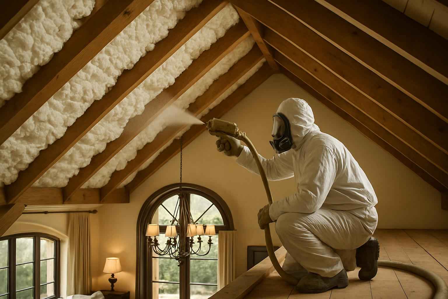 Open Cell Attic Insulation in Boerne TX
