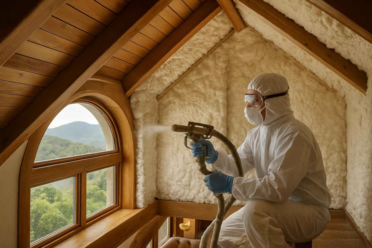 Open Cell Attic Insulation in Mountain Home TX