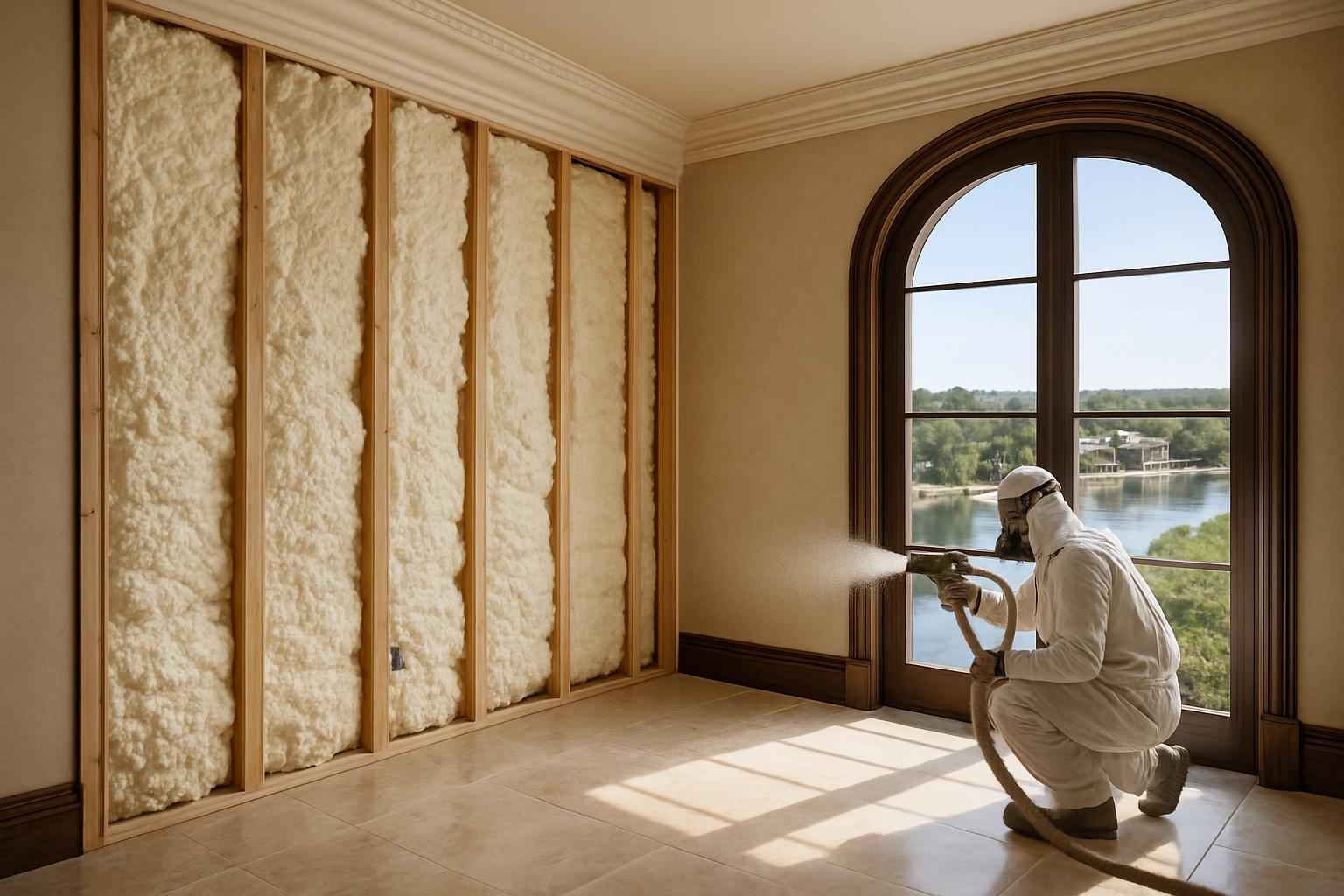 Open Cell Wall Insulation in Horseshoe Bay TX