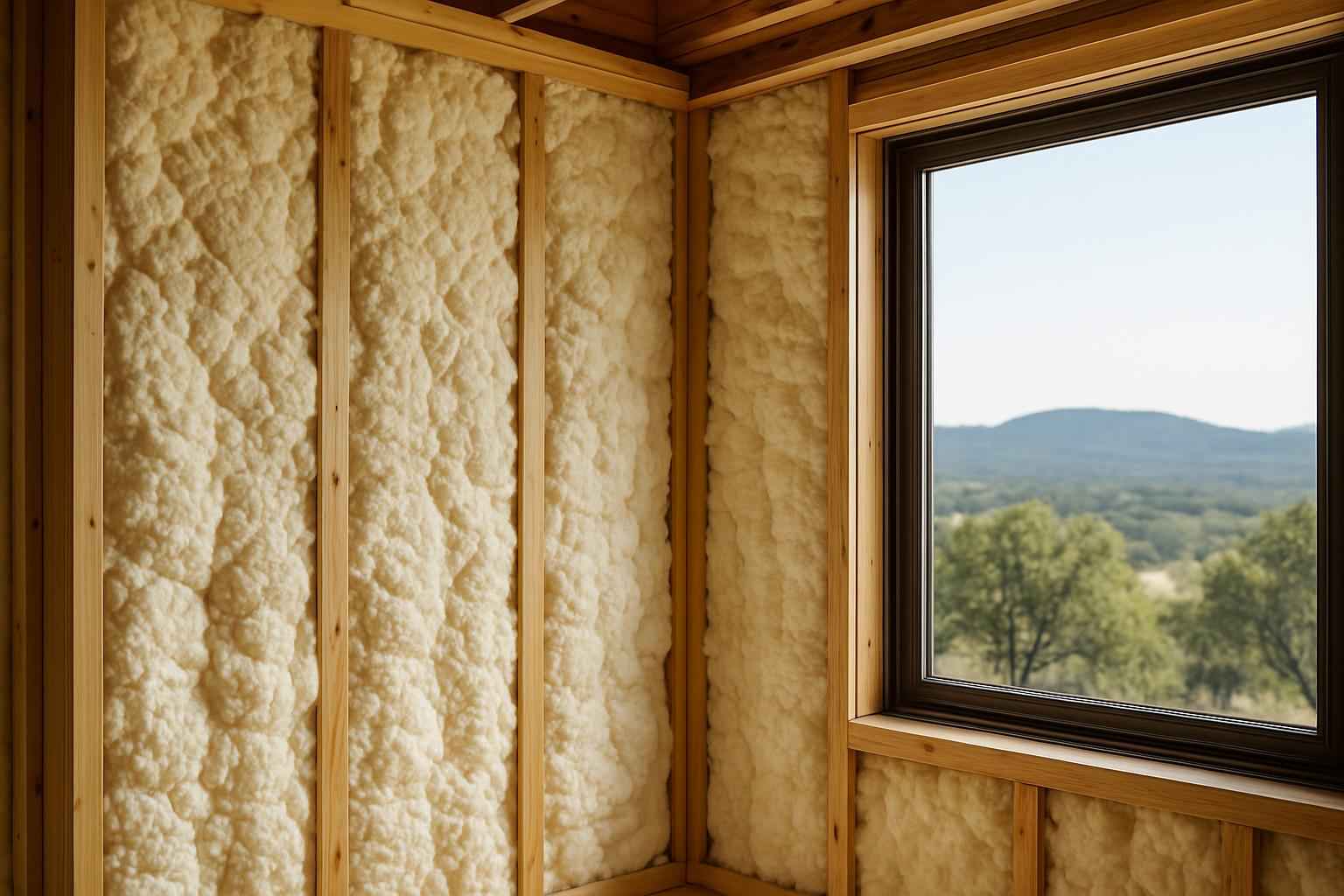 Open Cell Wall Insulation in Round Mountain TX