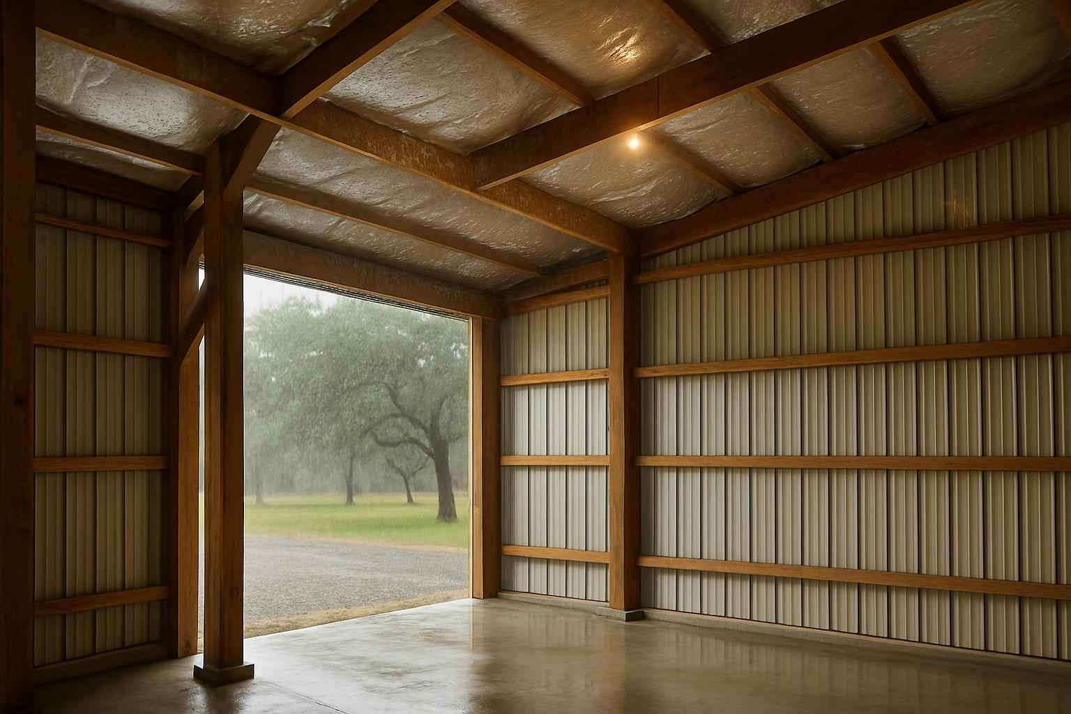 Pole Barn Condensation Control in Boerne TX