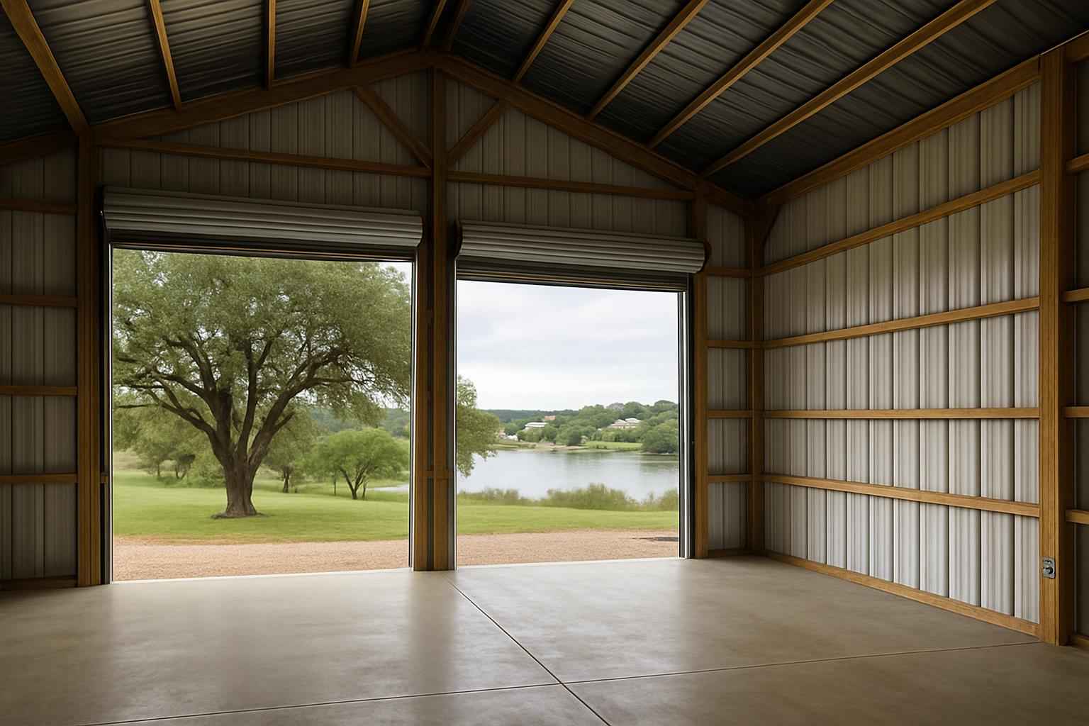Pole Barn Condensation Control in Horseshoe Bay TX