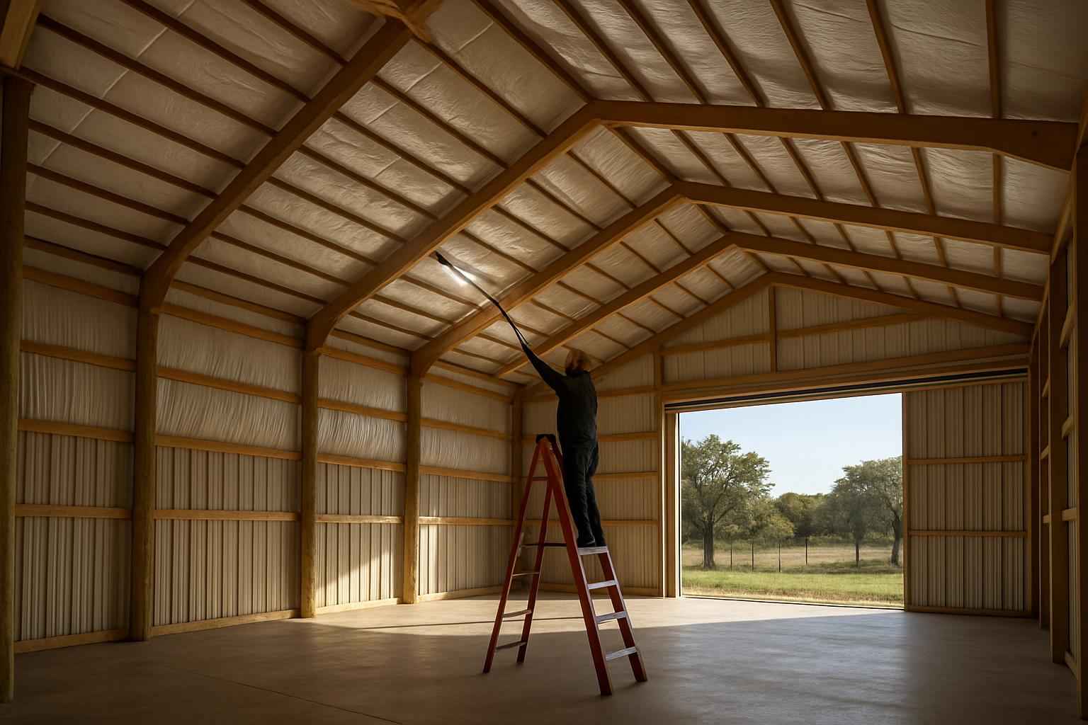 Pole Barn Condensation Control in Kendalia TX