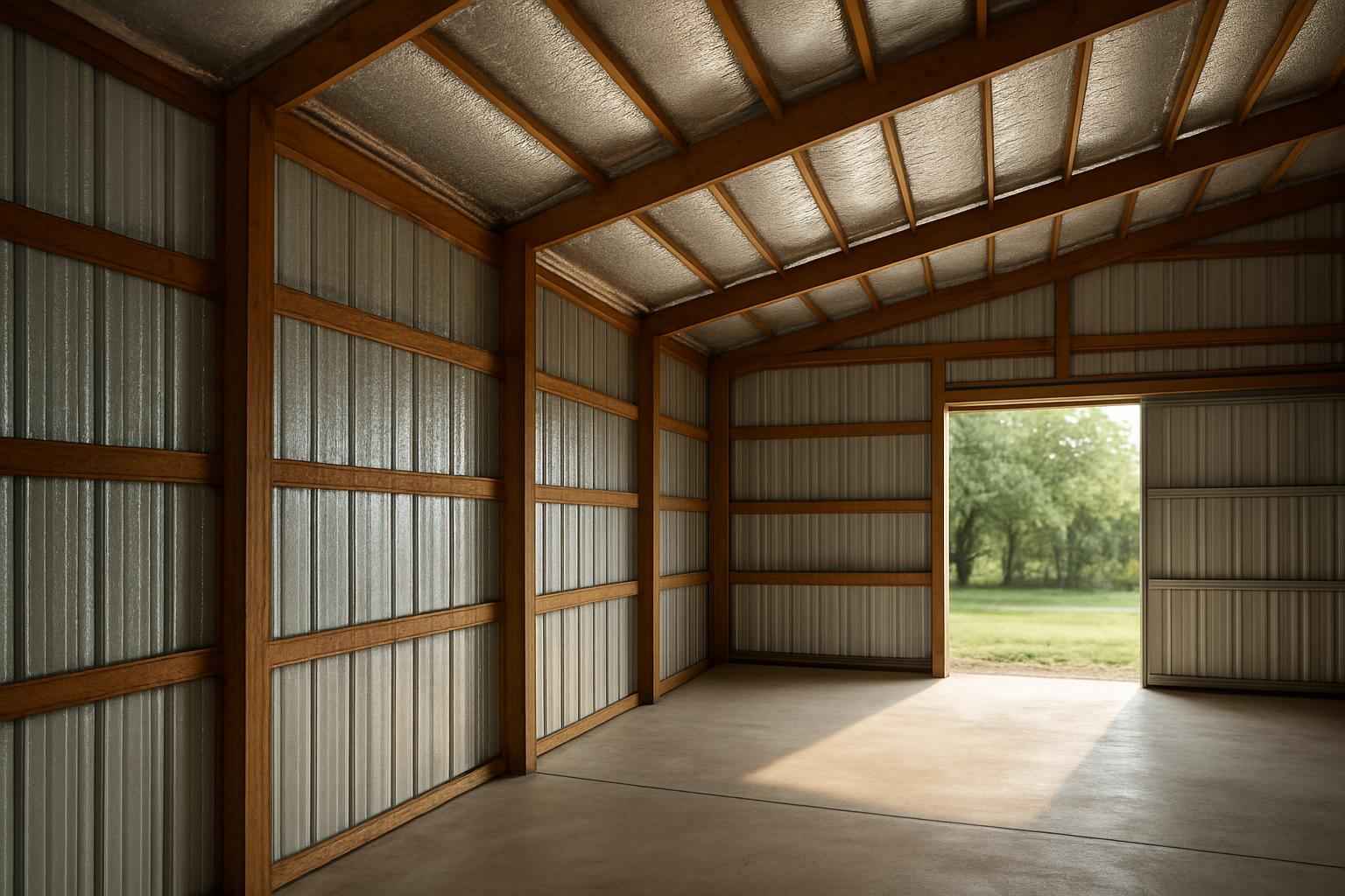 Pole Barn Condensation Control in Kingsland TX
