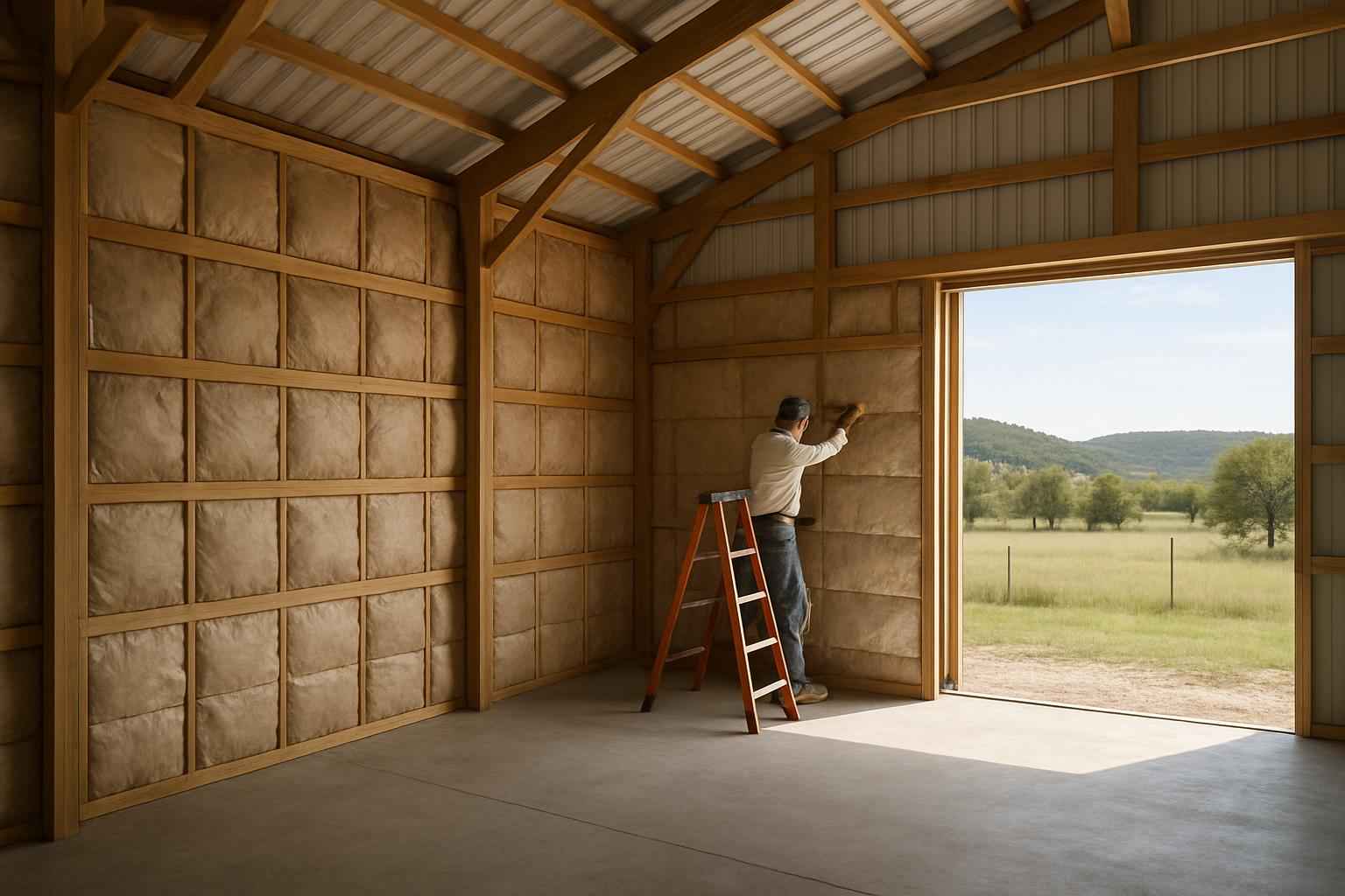 Pole Barn Insulation Company Near Me in Hunt TX