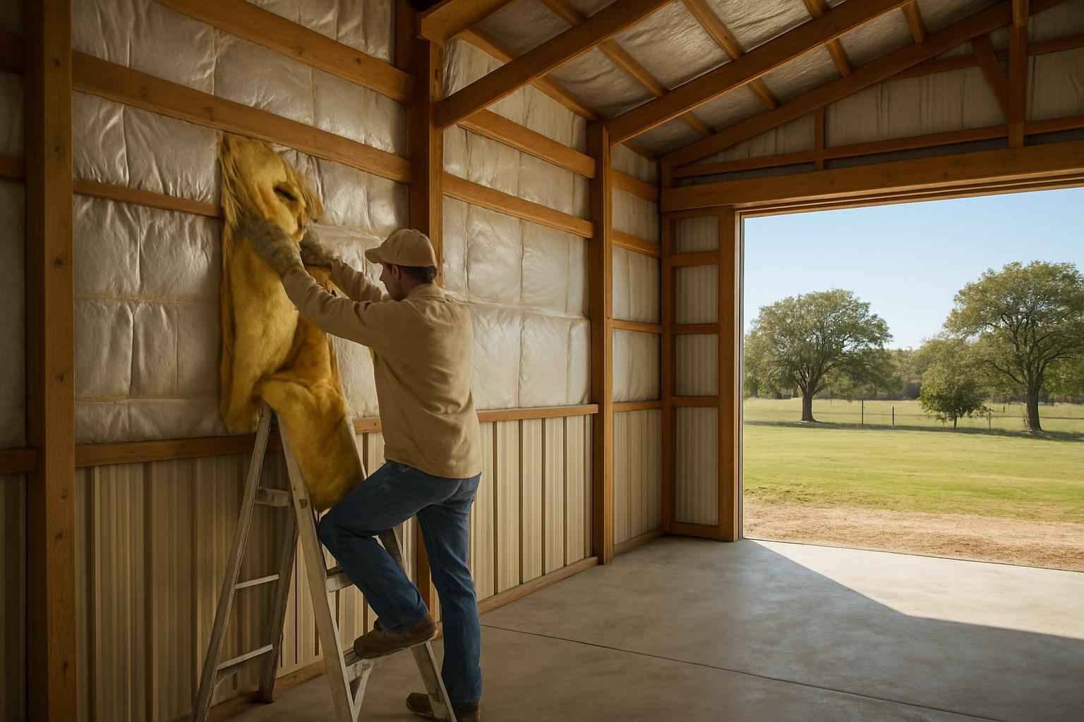 Pole Barn Insulation Repair in Boerne TX
