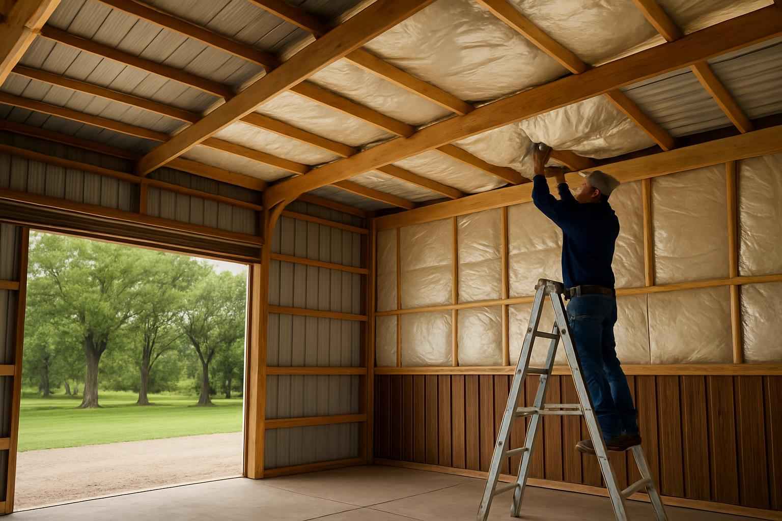 Pole Barn Insulation Repair in Cypress Mill TX