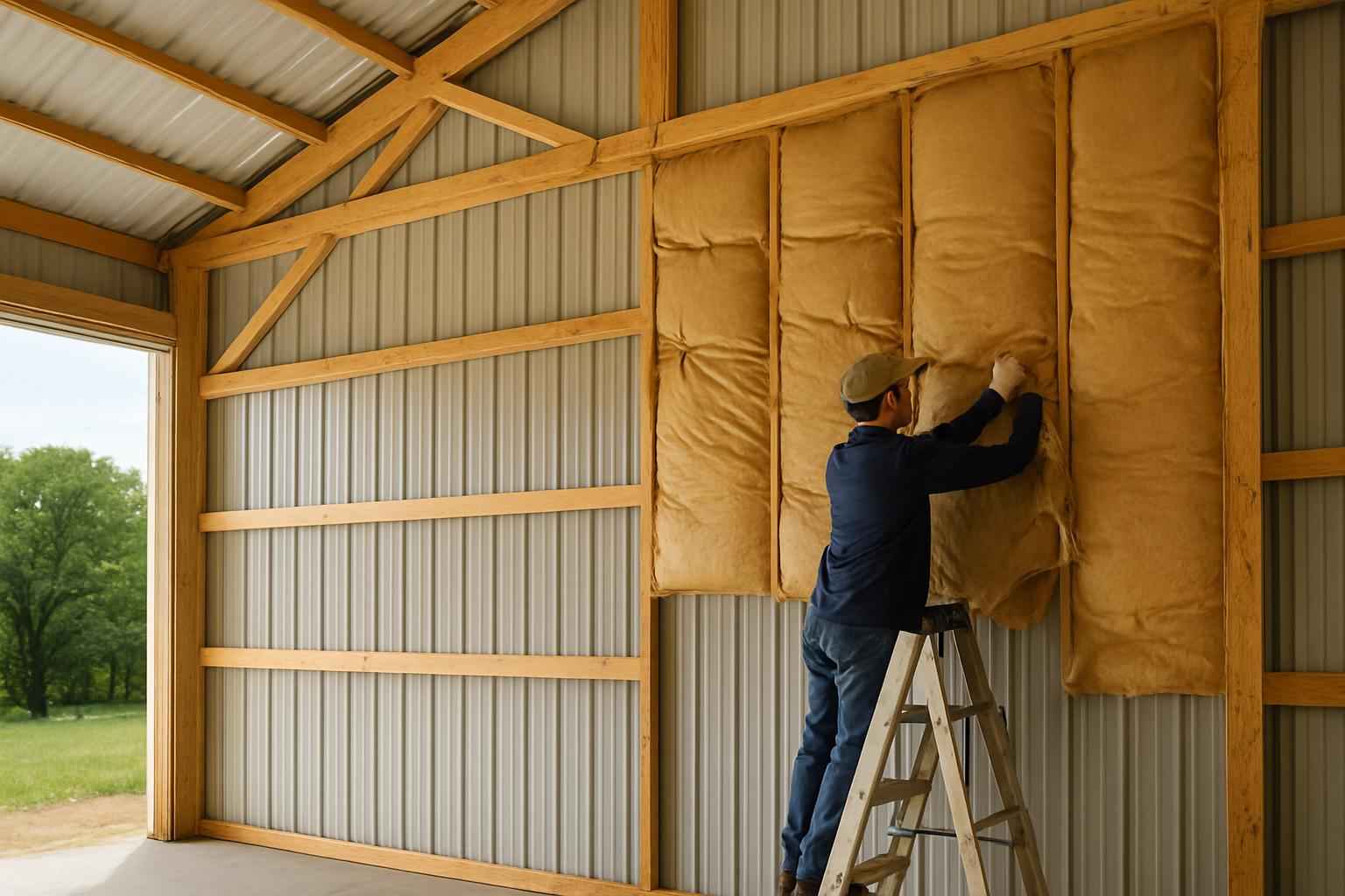 Pole Barn Insulation Repair in Hunt TX