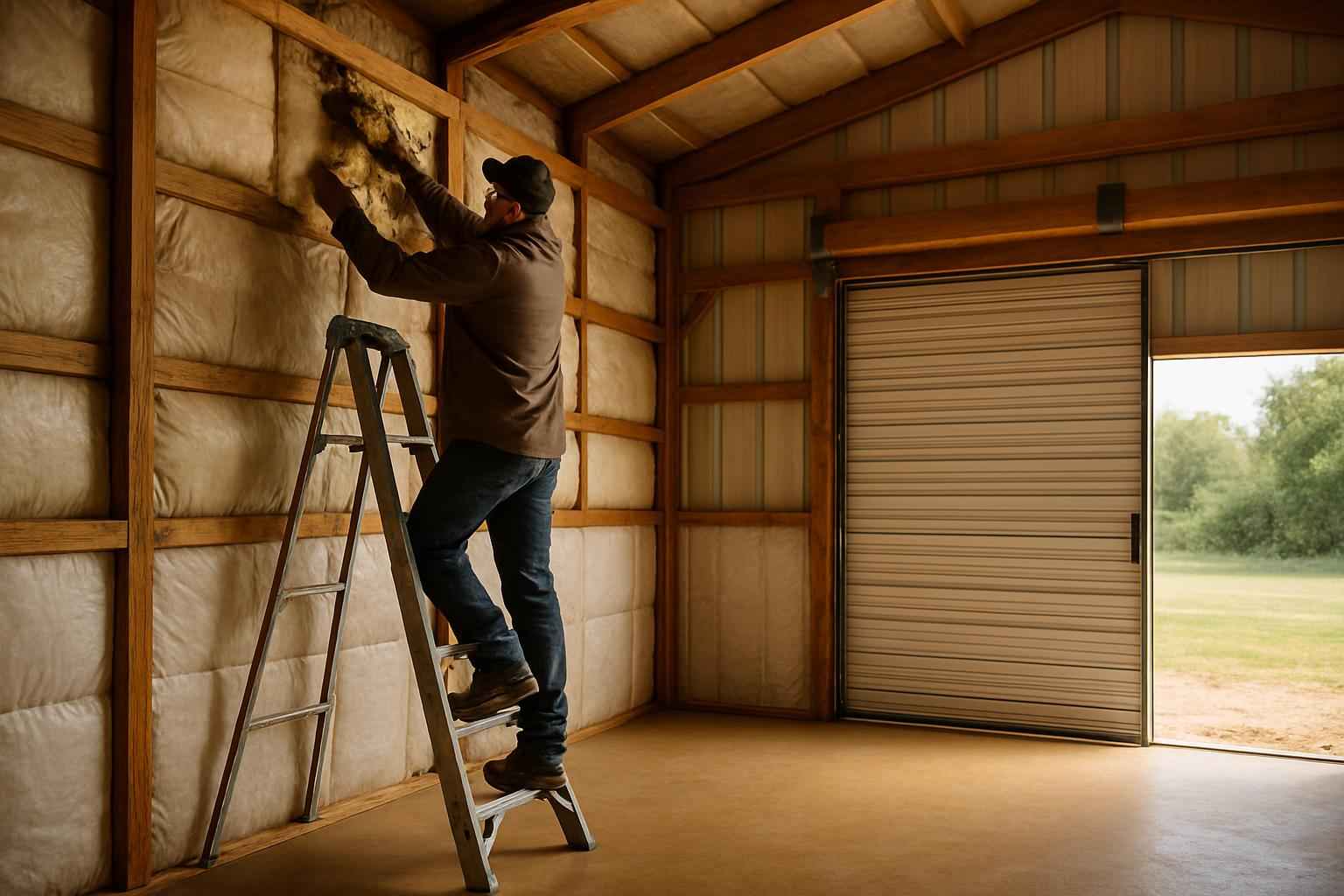 Pole Barn Insulation Repair in Kingsland TX