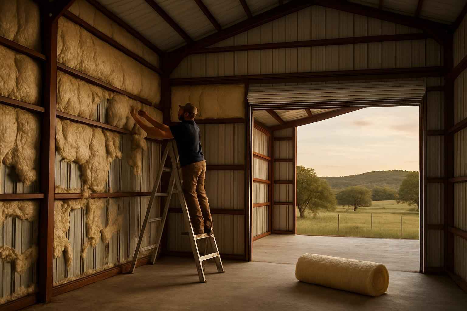 Pole Barn Insulation Repair in Mountain Home TX