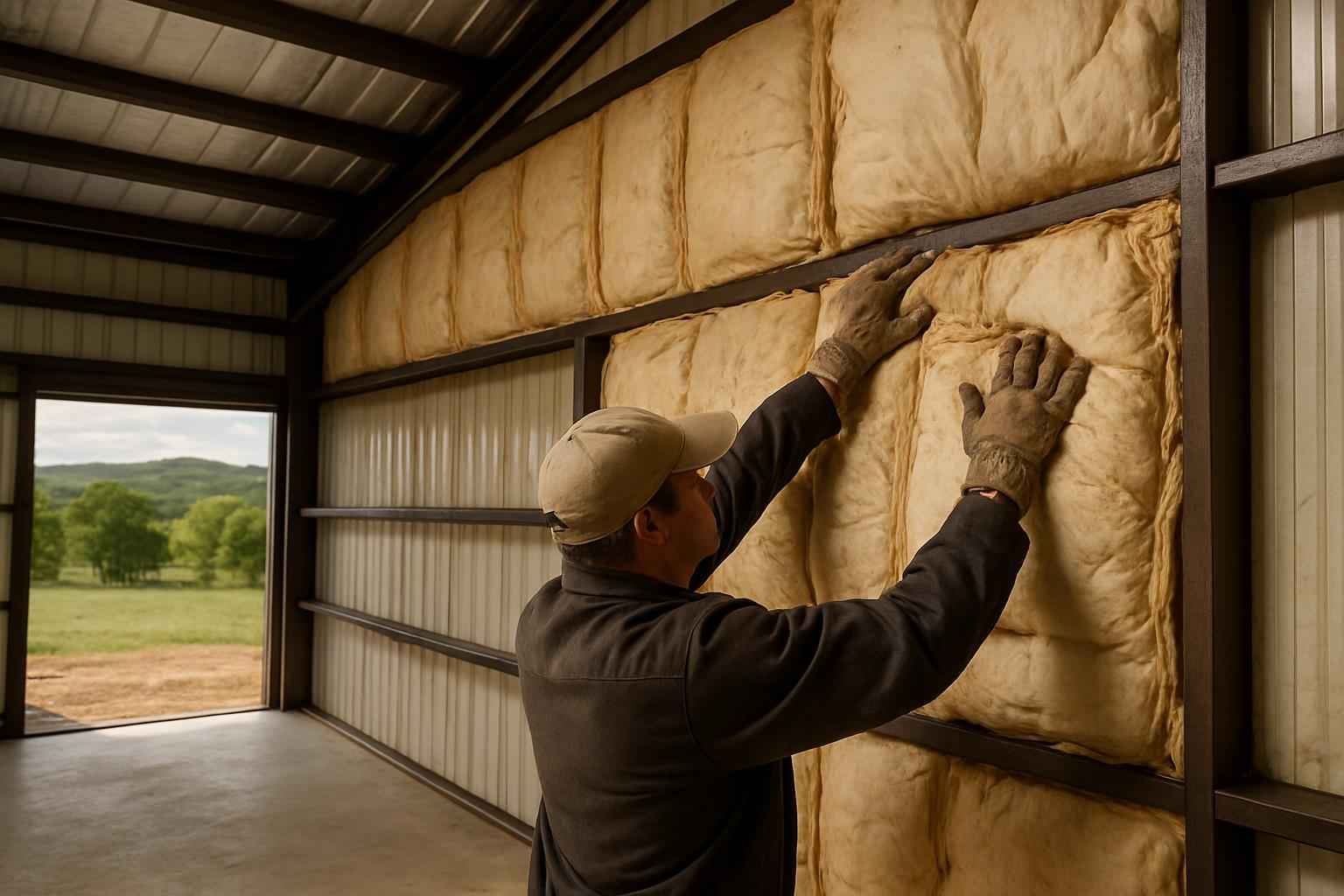Pole Barn Insulation Repair in Round Mountain TX