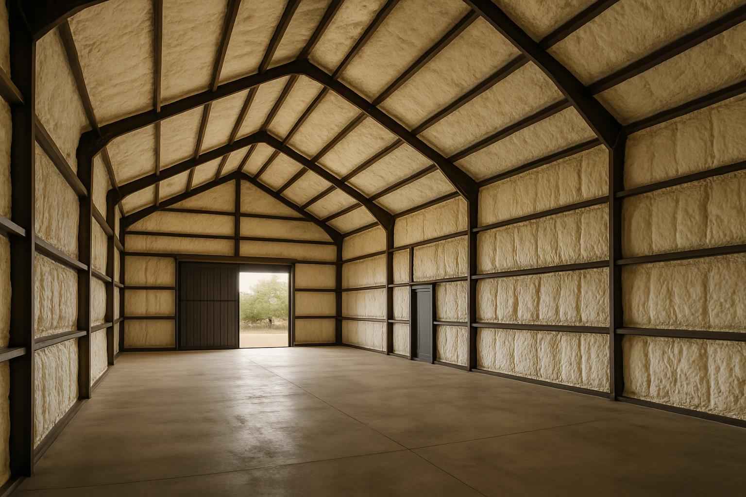 Pole Barn Insulation Retrofit in Granite Shoals TX