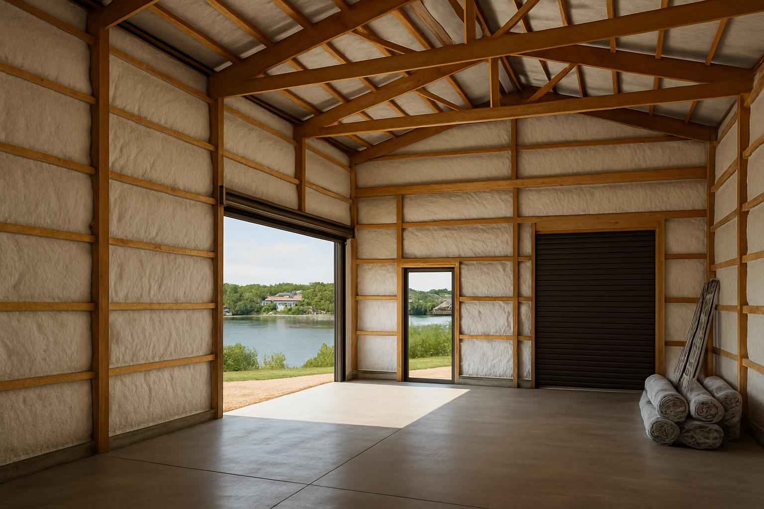 Pole Barn Insulation Retrofit in Horseshoe Bay TX