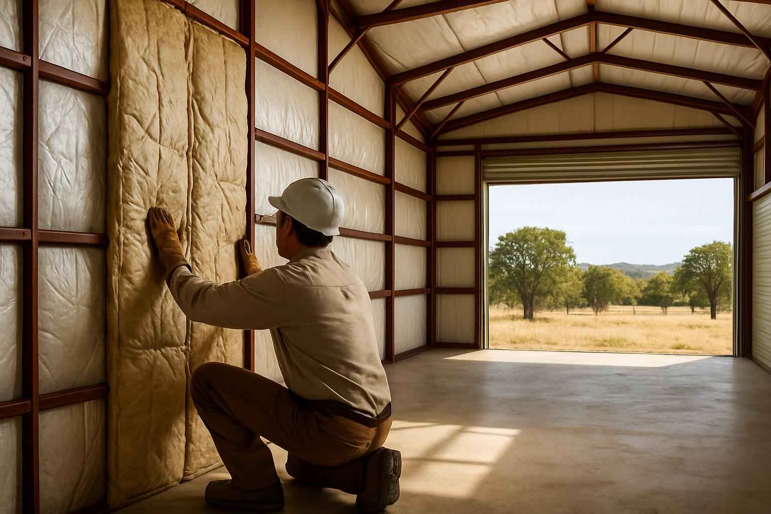 Pole Barn Insulation Retrofit in Mountain Home TX