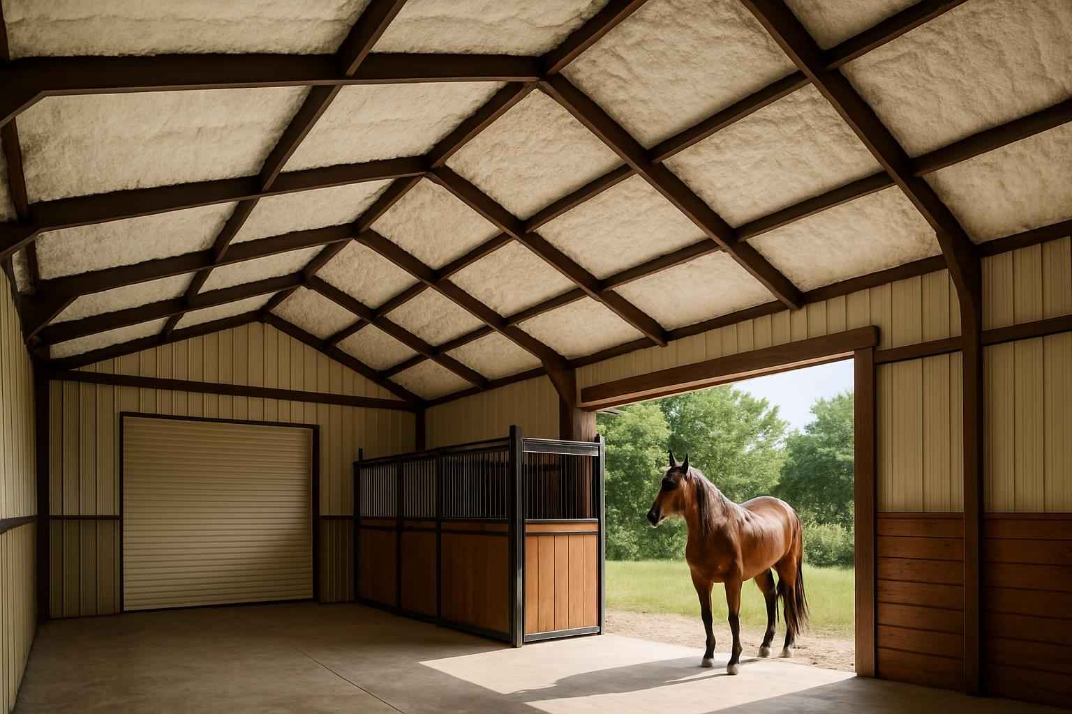Pole Barn Roof Foam in Horseshoe Bay TX