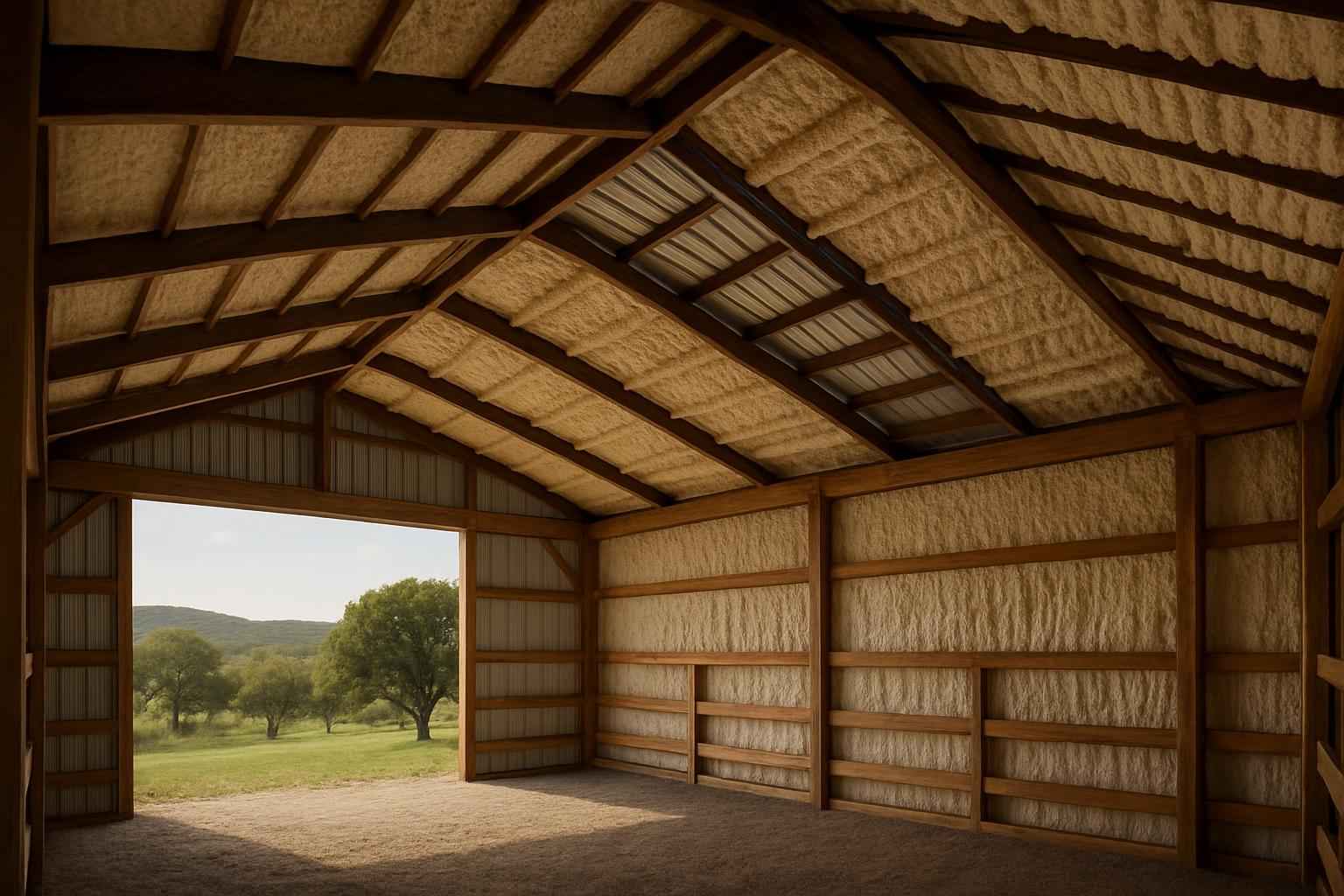 Pole Barn Roof Foam in Mountain Home TX