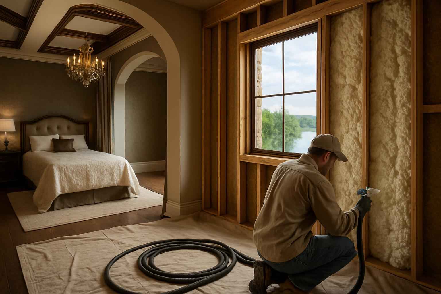 Prep for Spray Foam Installation in Kingsland TX