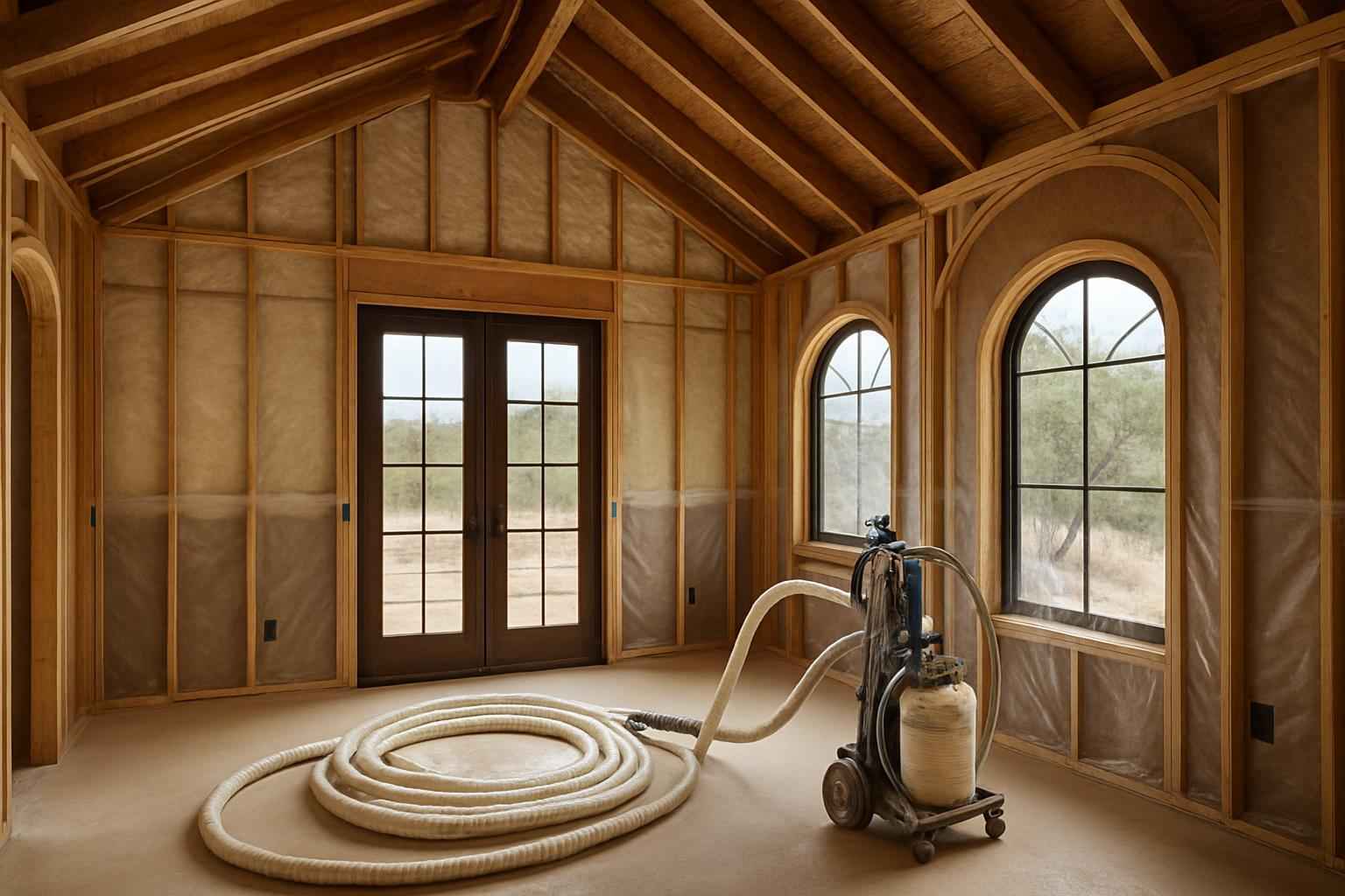 Prep for Spray Foam Installation in Llano TX