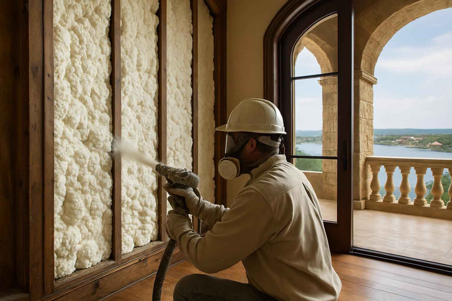 Retrofit Wall Foam Installer in Horseshoe Bay TX