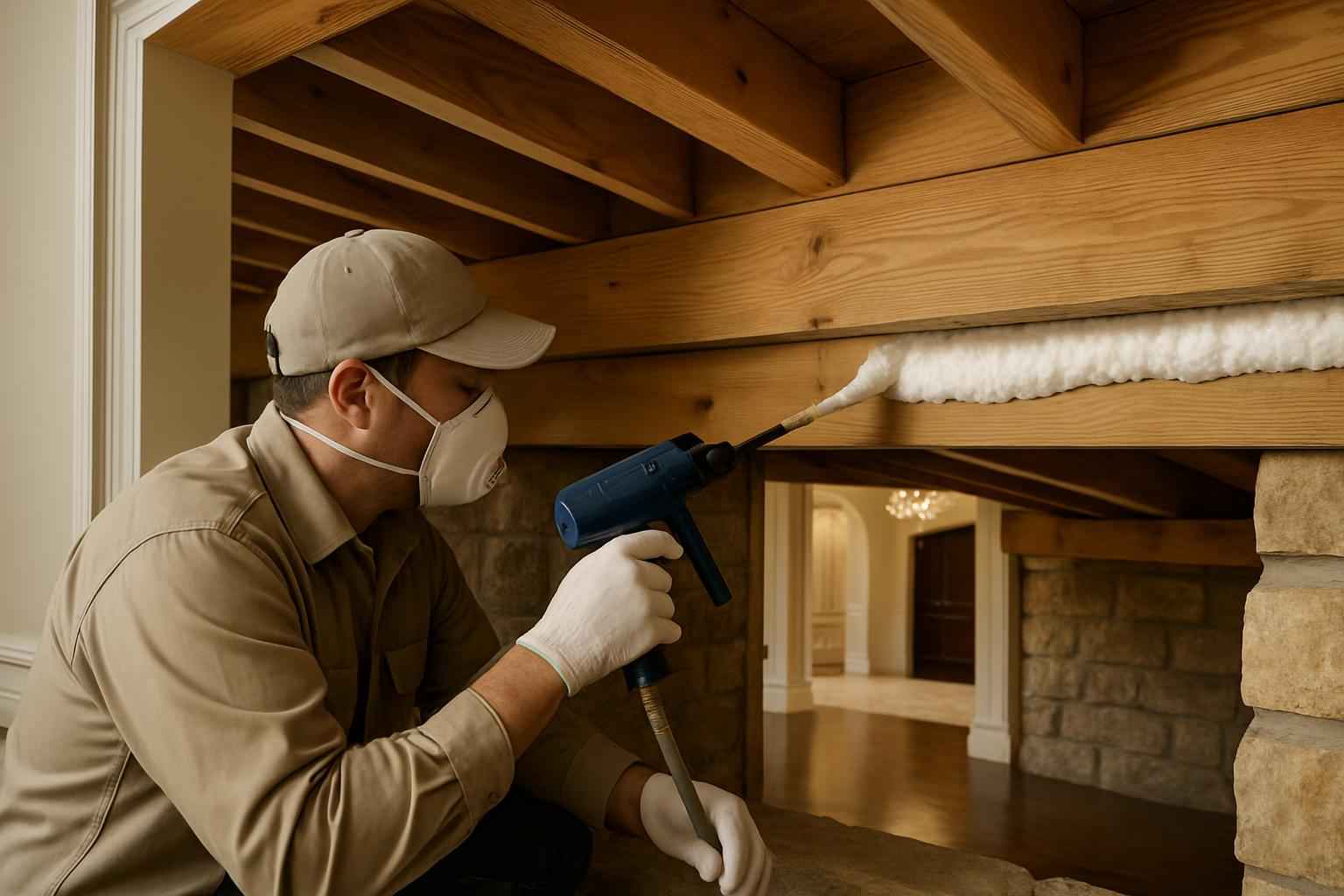 Rim Joist Air Seal Installer in Cypress Mill TX