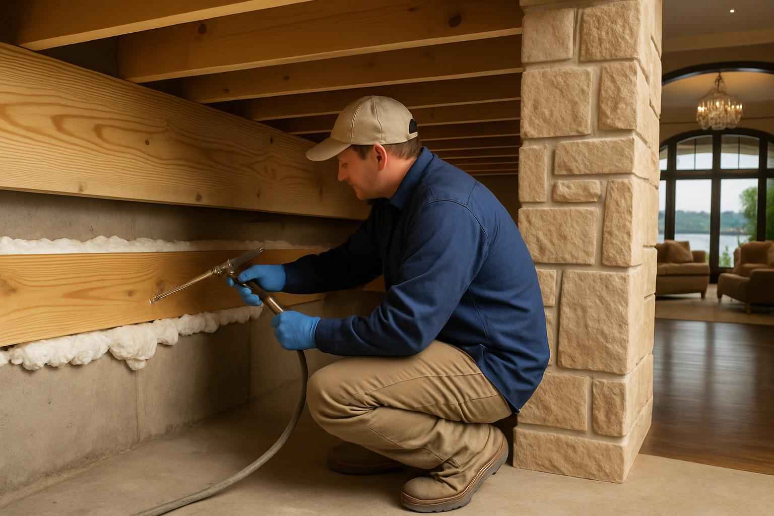 Rim Joist Air Seal Installer in Horseshoe Bay TX