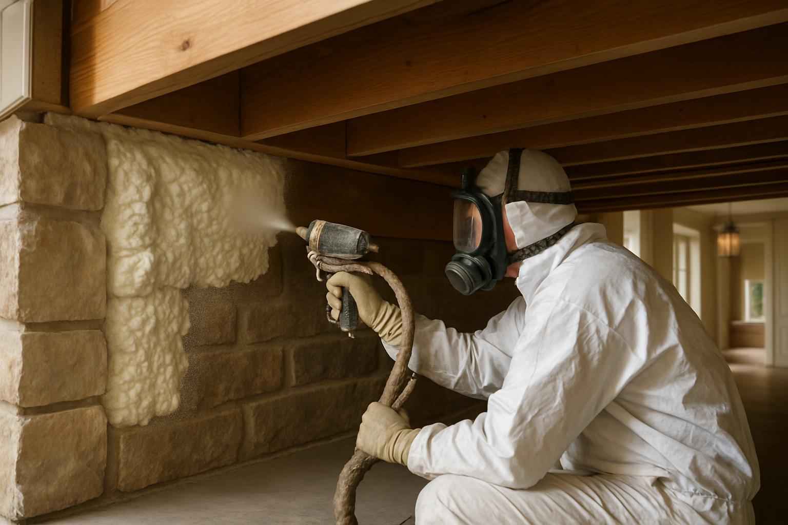 Rim Joist Spray Foam Installer in Cottonwood Shores TX