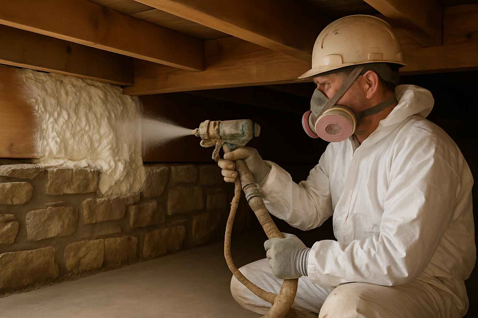 Rim Joist Spray Foam Installer in Hunt TX