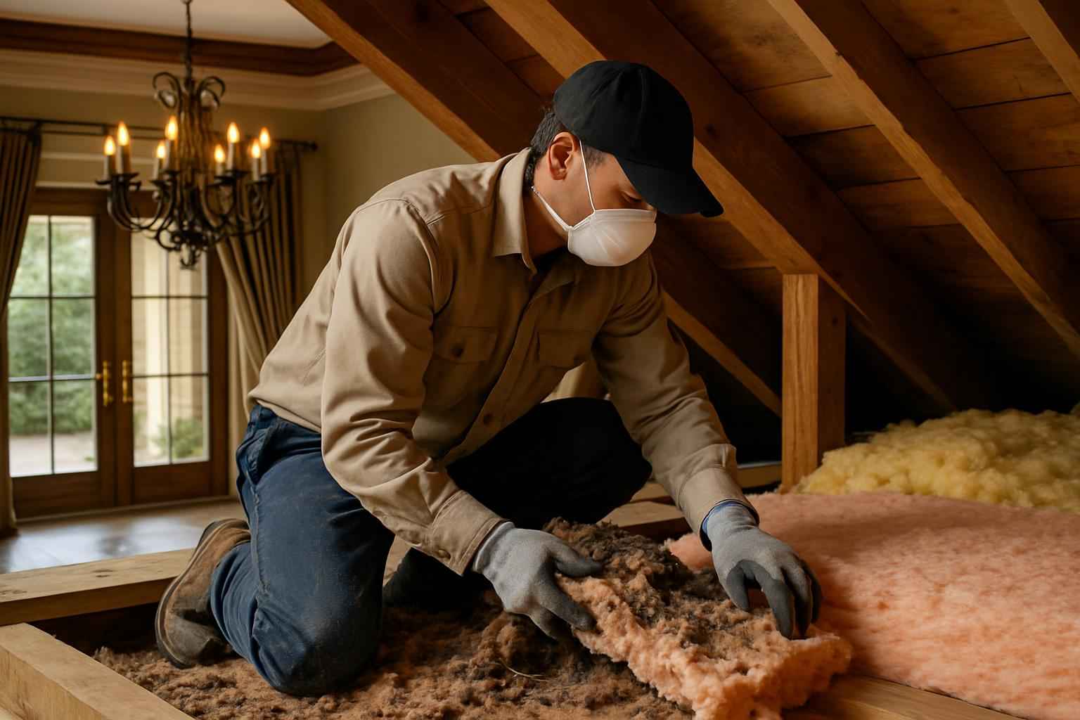 Rodent Damage Insulation Replacement in Hunt TX