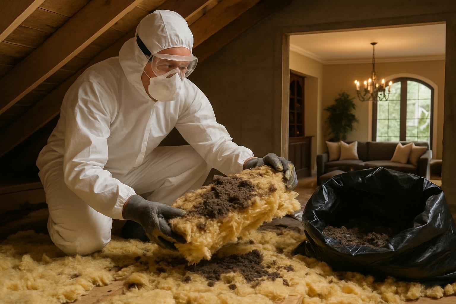 Rodent Damage Insulation Replacement in Llano TX