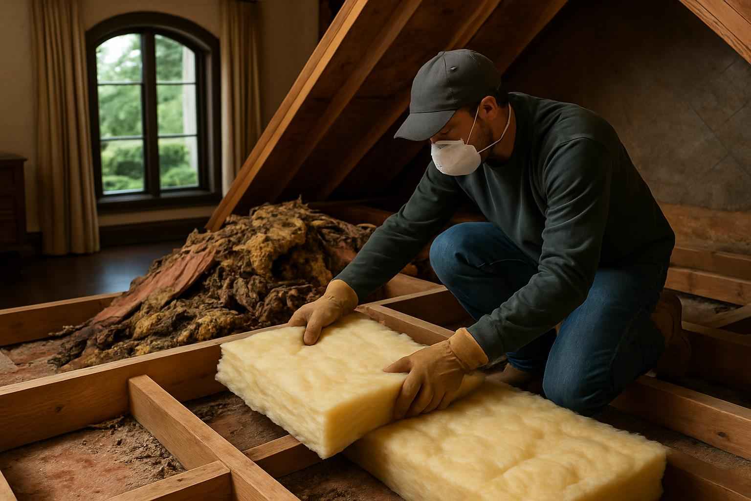 Rodent Damage Insulation Replacement in Mountain Home TX