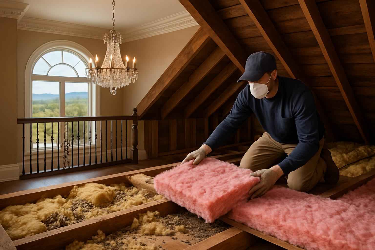 Rodent Damage Insulation Replacement in Round Mountain TX