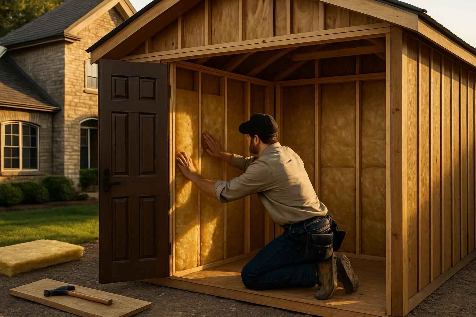 Shed Insulation Repair in Cypress Mill TX
