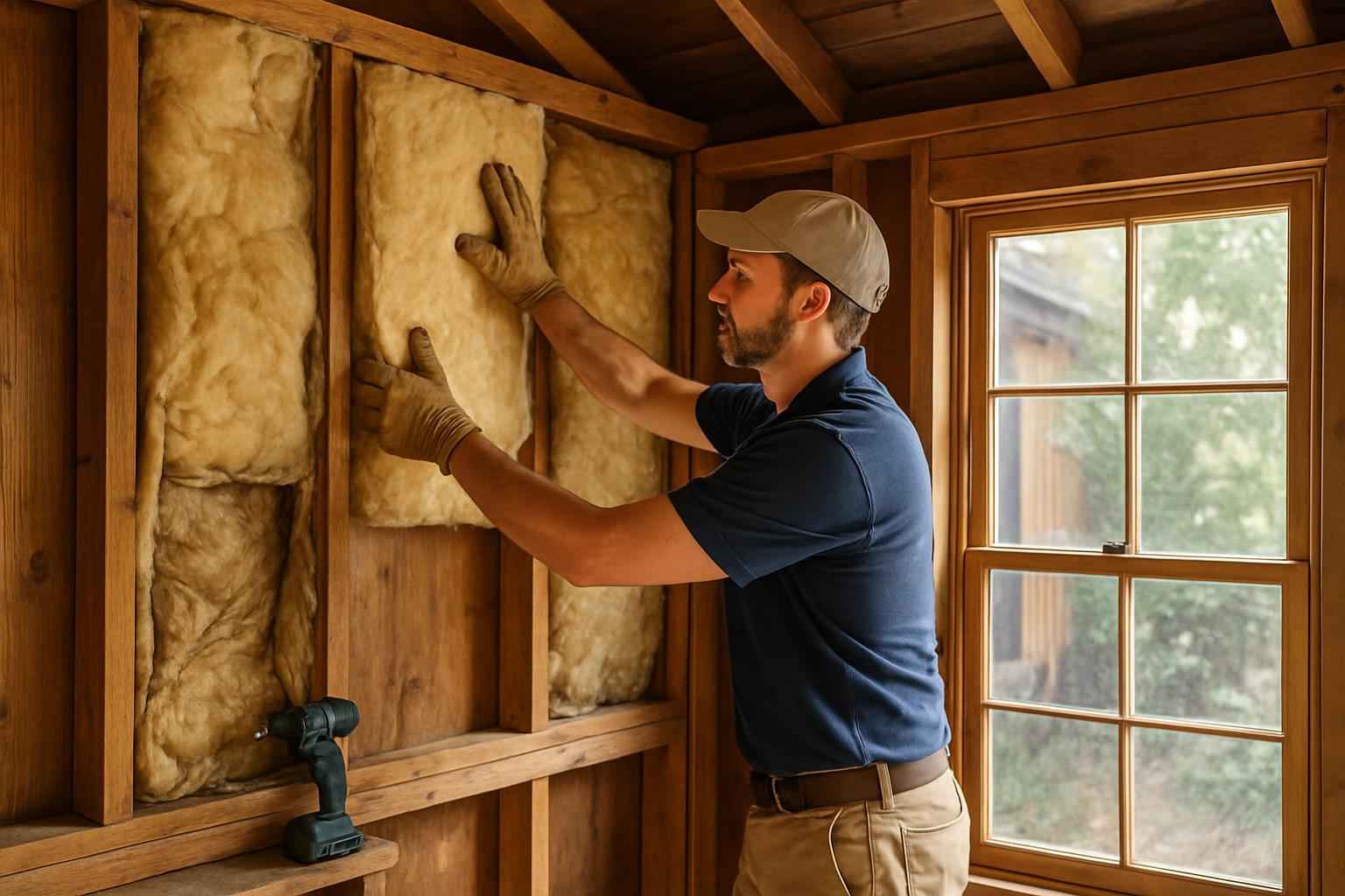 Shed Insulation Repair in Kingsland TX