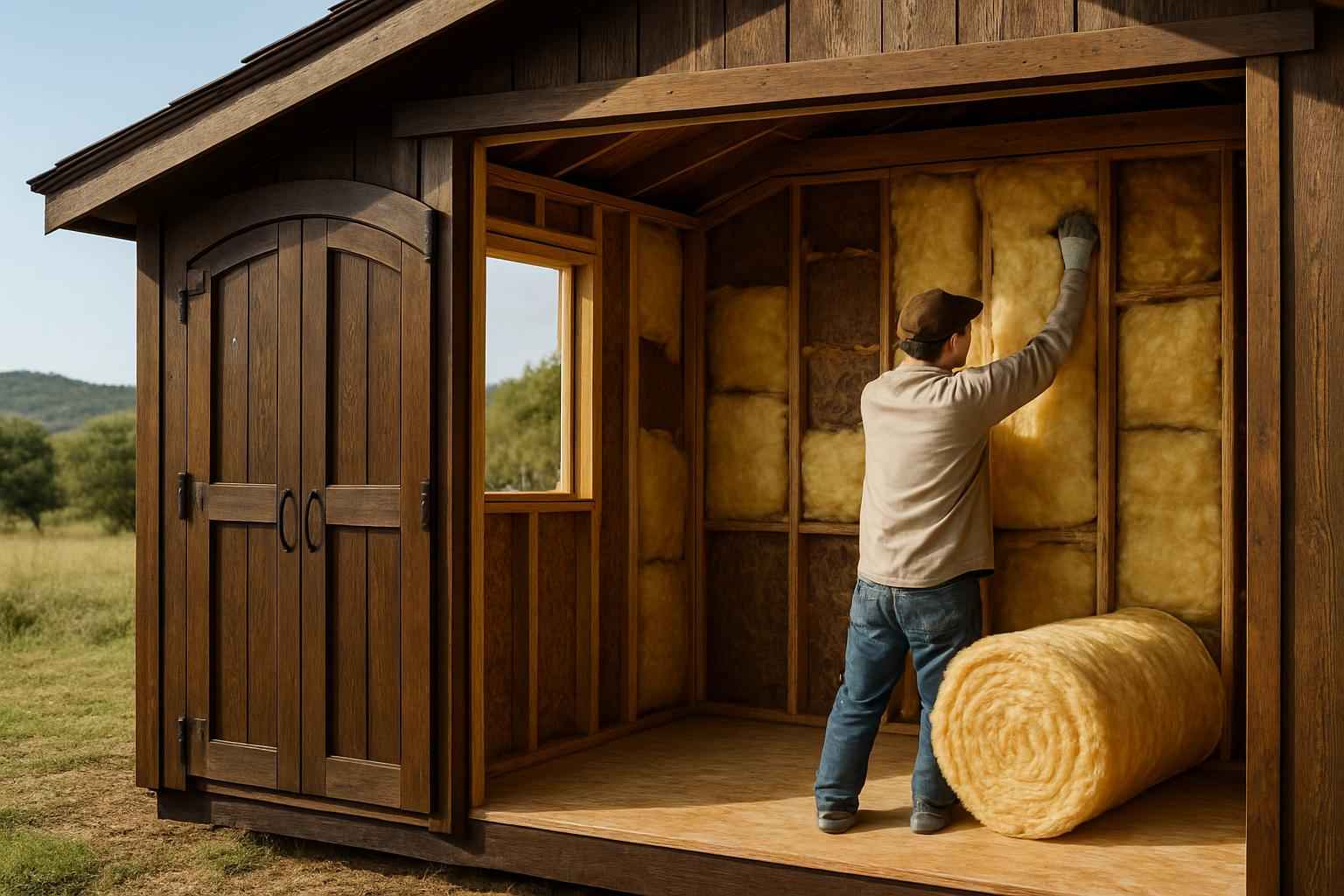 Shed Insulation Repair in Mountain Home TX
