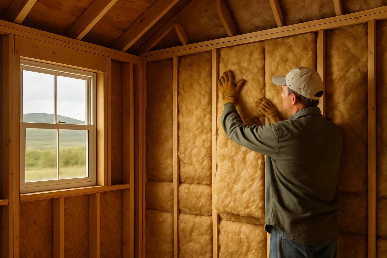 Shed Insulation Repair in Round Mountain TX