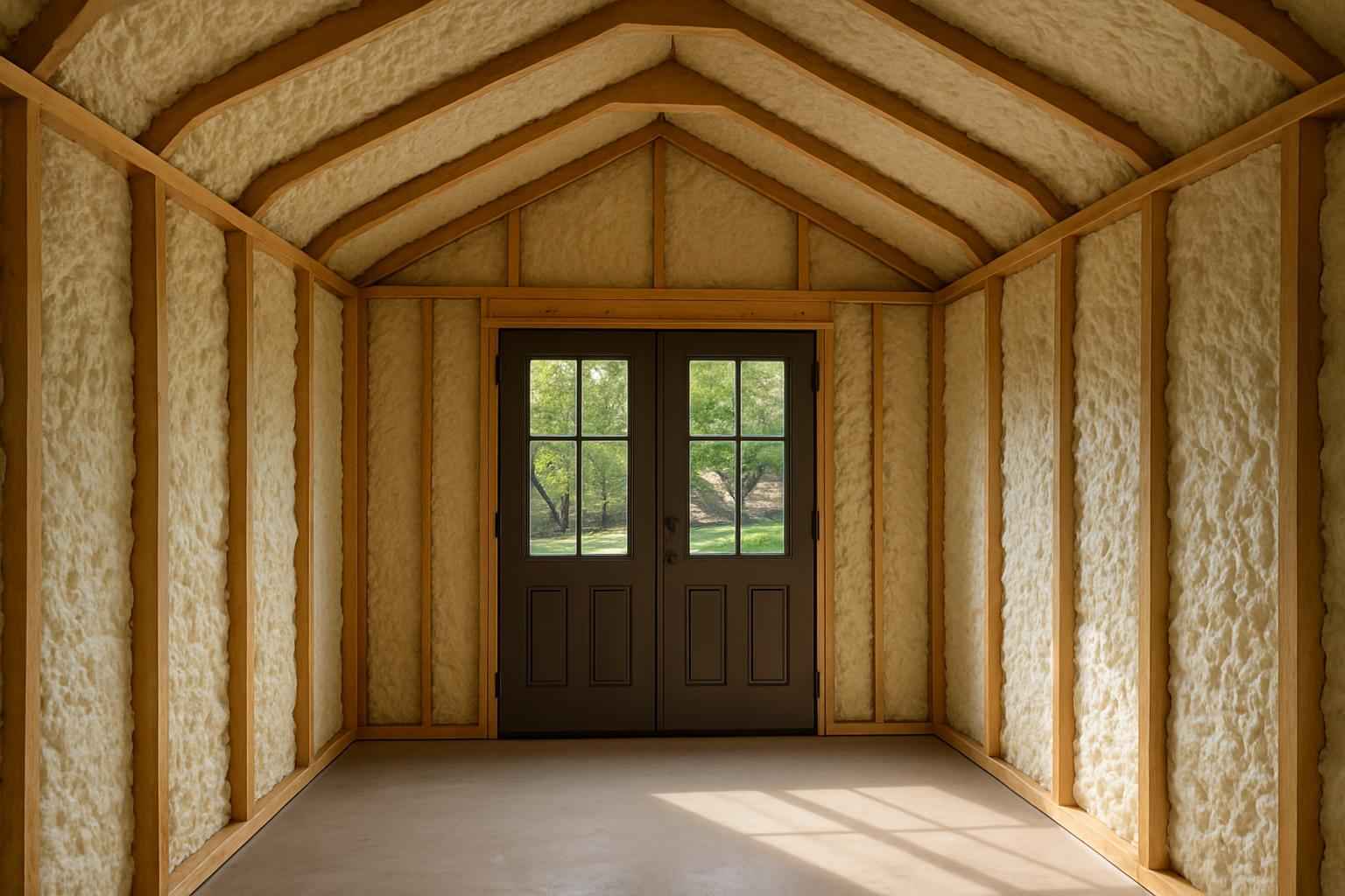 Shed Insulation Retrofit in Granite Shoals TX